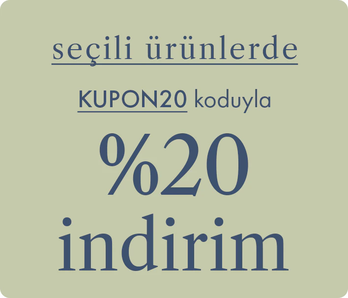 Tüm Ürünlerde Sepette %20 İndirim
