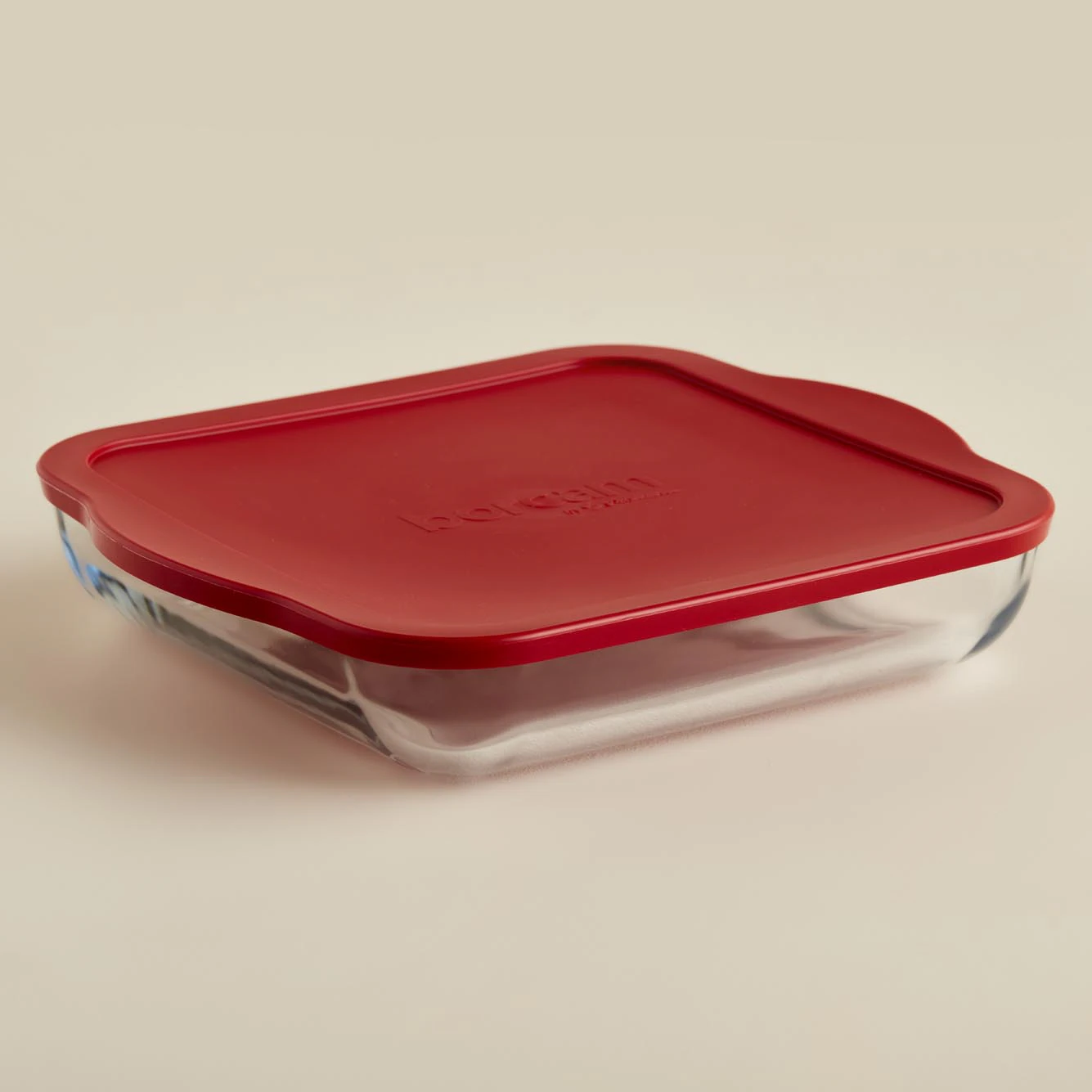 Pasabahce Borcam Backblech Mit Plastikdeckel – 3200 Ml, Transparent Mit Schwarzem Deckel, Für Ofen & Aufbewahrung