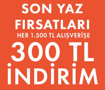 Her 1.500 TL Alışverişe 300 TL İndirim