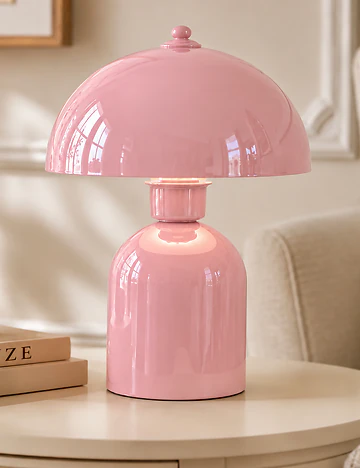 Shaye Metal Abajur Pembe