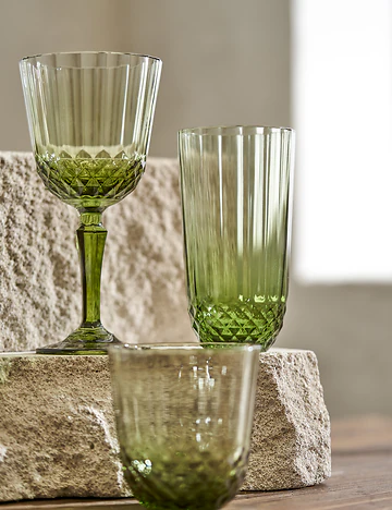 Colore Kesme Kadeh Yeşil (310 cc)
