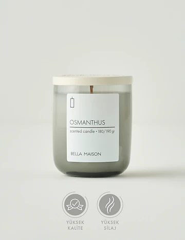 Osmanthus Ahşap Fitilli Soy Wax Mum