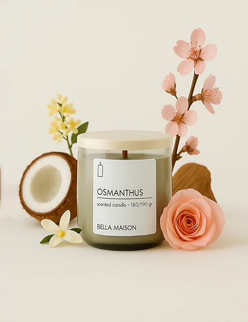 Osmanthus Ahşap Fitilli Soy Wax Mum