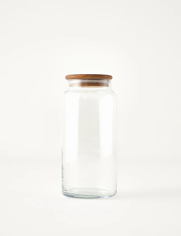 Joye Ahşap Kapaklı Kavanoz (1400 cc)