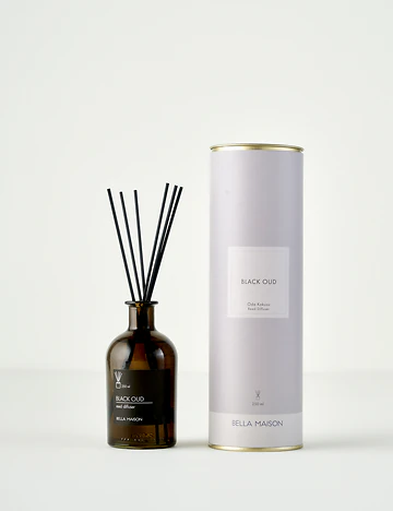 Black Oud Çubuklu Oda Kokusu Seti Siyah