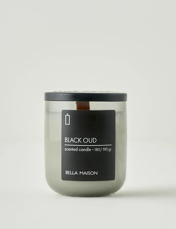 Black Oud Çubuklu Oda Kokusu Seti Siyah