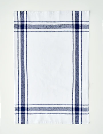 Pamuklu Liberty Kurulama Bezi Seti 3'lü Lacivert (45x65 cm)