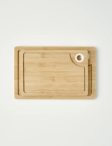 Ronna Bambu Kesme Tahtası Krem (30x20x1 cm)