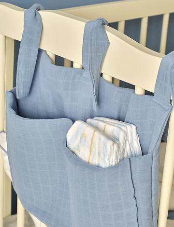 %100 Pamuk Marine Beşik Organizer (30x40 cm)