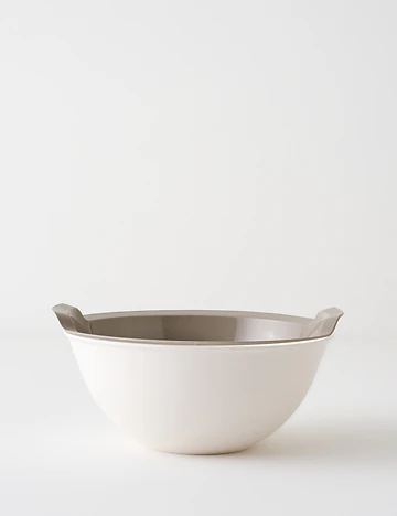 Handle Kaseli Süzgeç Bej (25,5x25,5x10,8 cm)