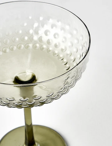 Bubble Martini Kadeh Seti 6'lı Yeşil (220 cc)