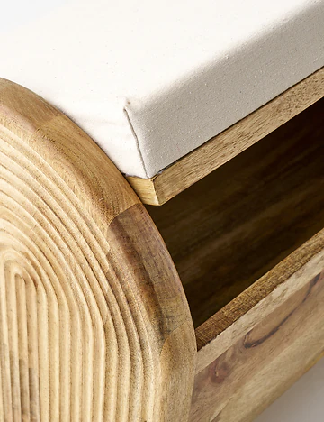 Olivia Mango Ağacı Bench Naturel (64x35x50 cm)