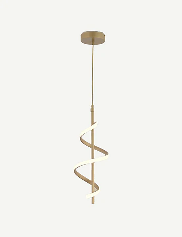 Tornado Sarkıt Led Avize Gold (20x75 cm)