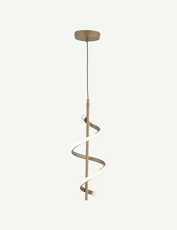 Tornado Sarkıt Led Avize Gold (20x75 cm)
