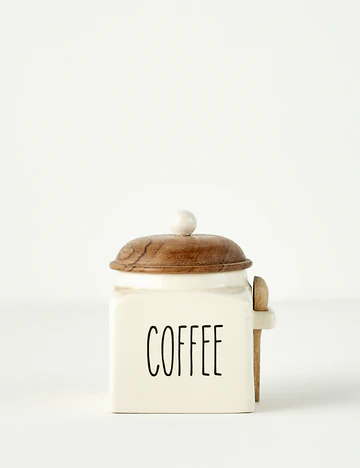 Koffi Seramik Kavanoz Krem (800 ml)