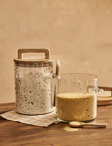 Kers Mango Kapaklı Kaşıklı Kavanoz Naturel (2200 ml)