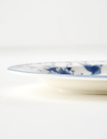 Bleu Blanc Porselen Büyük Sunum Tabağı Mavi (30 cm)