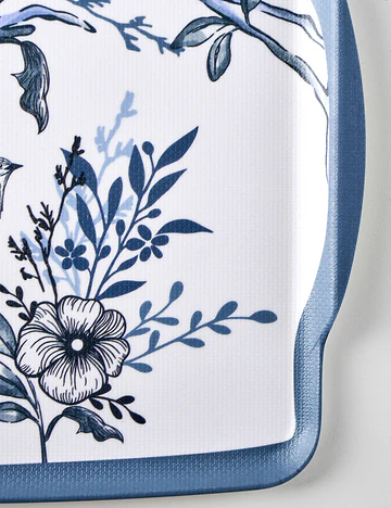 Bleu Blanc Melamin Tepsi Mavi (42x31 cm)