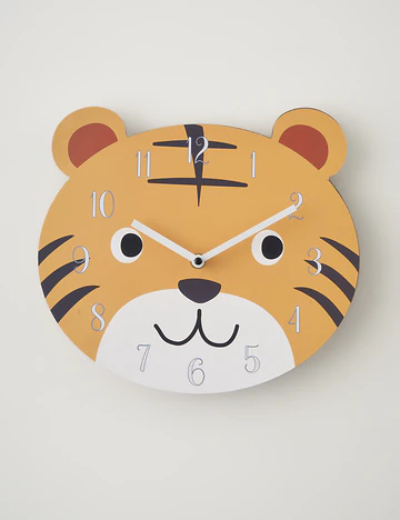 Tiger Çocuk Saati Turuncu (26x28 cm)
