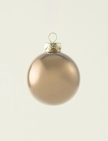 Christmas Dekoratif Süs 12'li Kahverengi (6 cm)