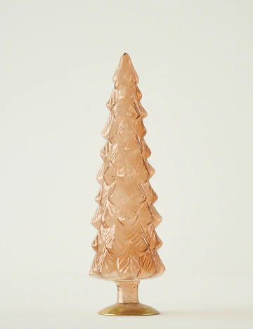 Pine Tree Dekoratif Obje Kahverengi (10x10x35 cm)