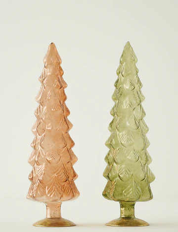 Pine Tree Dekoratif Obje Kahverengi (10x10x35 cm)