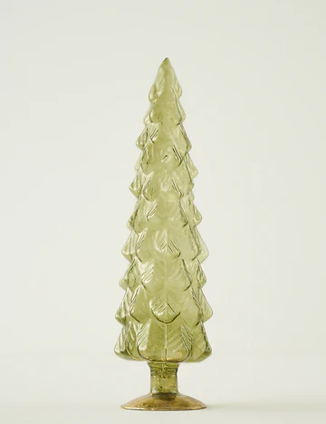 Pine Tree Dekoratif Obje Yeşil (10x10x35 cm)