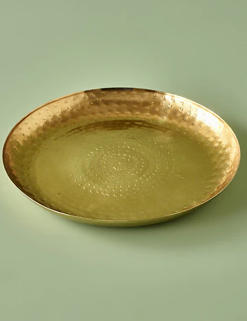 Serra Dekoratif Tabak Gold (40 cm)