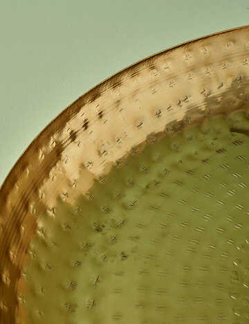 Serra Dekoratif Tabak Gold (40 cm)