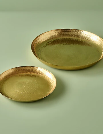Serra Dekoratif Tabak Gold (40 cm)