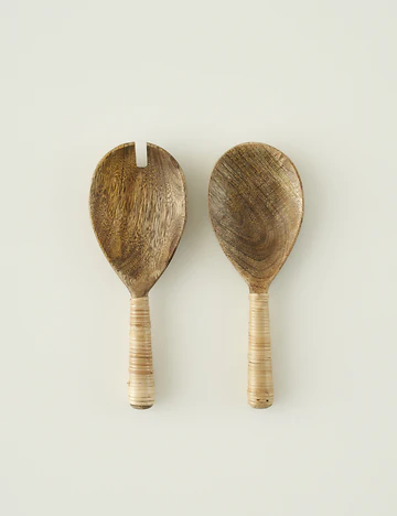 Varna Salata Servis Seti Naturel (22x8 cm)