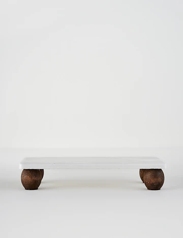 Olmo Mermer Dikdörtgen Sunum Standı Naturel (15x30 cm)