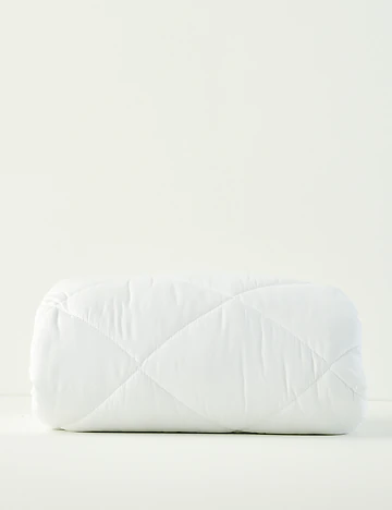 %100 Microfiber Bella Tek Kişilik Yorgan Beyaz (155x215 cm)