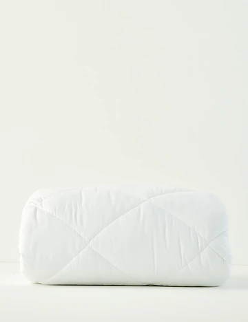 %100 Microfiber Çift Kişilik Yorgan Beyaz (195x215 cm)