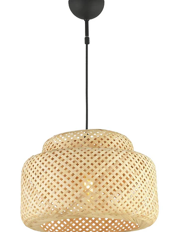 Eloise Rattan Sarkıt Avize Naturel (37x80 cm)