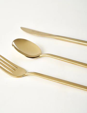 Siena 42 Parça Çatal Kaşık Bıçak Seti Gold