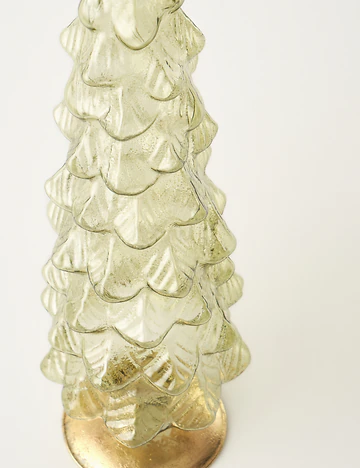 Pine Tree Dekoratif Obje Naturel (10x10x35 cm)