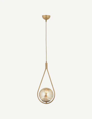 Opium Sarkıt Avize Bal Camlı Eskitme (20x80 cm)