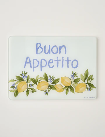 Lemoncello Cam Kesme Tahtası (35x25 cm)