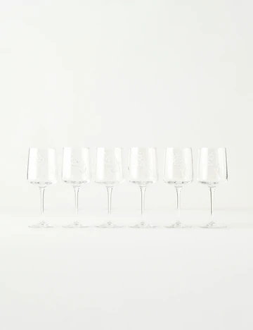 Exclusive Selection 6'lı Kadeh Seti Naturel (320 cc)