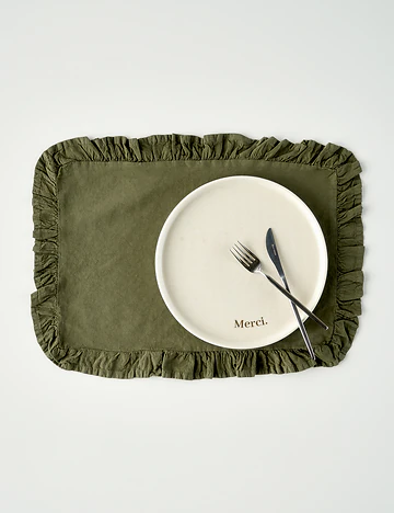 %100 Pamuk Elegance Amerikan Servis Haki (35x45 cm)