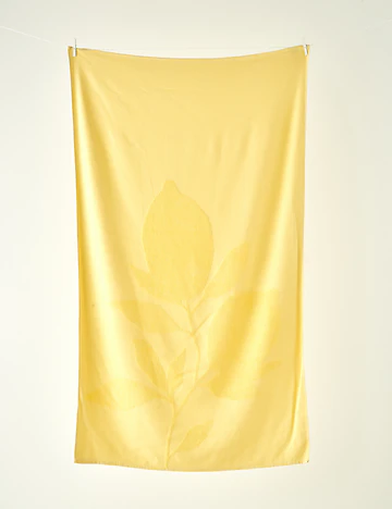 %100 Pamuk Lemoncello Plaj Havlusu Sarı (90x150 cm)