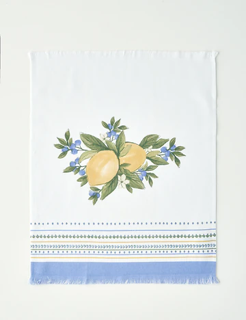 Lemoncello Pamuklu 2 'li Kurulama Bezi Sarı (40x50 cm)