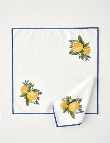 Lemoncello Pamuklu Peçete Sarı (40x40 cm)