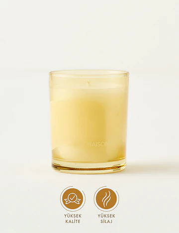 Amberwood Trail Soya Wax Kokulu Mum Sarı (120 gr)