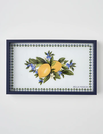 Lemoncello Dekoratif Cam Tepsi (22x37 cm)