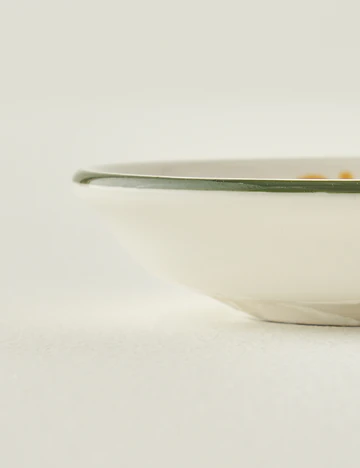 Line Porselen Küçük Sunum Kasesi Yeşil (9,5 cm)