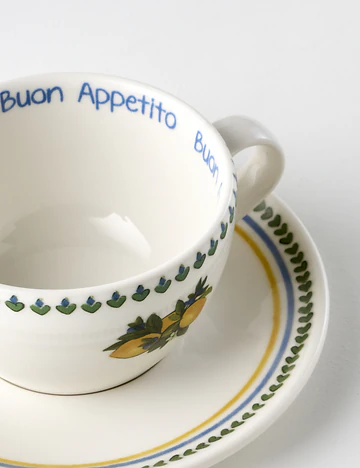Lemoncello Porselen 2'li Çay Fincanı Seti (270 cc)