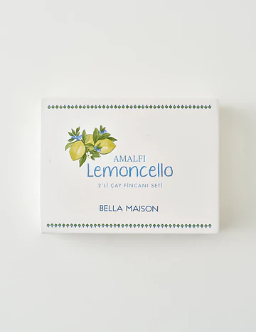 Lemoncello Porselen 2'li Çay Fincanı Seti (270 cc)