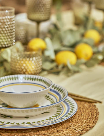 Lemoncello Porselen 24 Parça 6 Kişilik Yemek Takımı